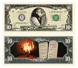 American Art Classics Pack of 100 - Moses Ten Commandments Novelty Dollar Bill