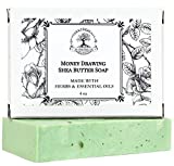 Art of the Root Money Drawing Shea Herbal Soap Bar Handmade | Prosperity, Wealth, FInancial Abundance | Wiccan Pagan Hoodoo Voodoo