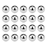 uxcell Precision Balls 10mm Solid Chrome Steel G10 for Ball Bearing Keychain Wheel 20pcs