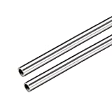 uxcell 2Pcs 304 Stainless Steel Capillary Tube Tubing 4.95mm ID 6.35mm OD 300mm Length 0.7mm Wall