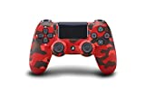 DualShock 4 Wireless Controller for PlayStation 4 - Red Camo (Renewed)