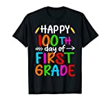 Happy 100th Day Of 1st Grade 100 School Days Teacher Kids T-Shirt