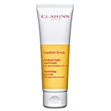 Clarins Comfort Scrub | Award-Winning | Nourishing, Oil-Infused Face Scrub With Sugar Microcrystals | Gently Exfoliates and Soothes | Paraben-Free | SLS-Free | Mineral Oil Free | Normal To Dry Skin