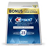 Crest 3D Whitestrips, Professional Effects Plus, Teeth Whitening Strip Kit, 48 Strips (24 Count Pack)