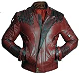 Premium Leather Garments Star Lord Guardians of Galaxy 2 Chris Pratt Real Leather Jacket (M - Suitable For Chest Size 39")