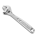 DNA Motoring TOOLS-00046 Adjustable Wrench Spanner - 12 Inch, Vanadium Steel Automotive Repair Tool w/Four-Sided Jaws