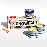 Santa's Naturals Snow Fall Christmas Candle Trio Pack | Sweet, Bright Fragrance | Made with Essential Oils and a Soy/Beeswax Blend | 3 Mini Candles Per Pack