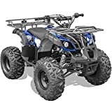 MotoTec Bull 125cc 4-Stroke Kids Gas ATV Blue