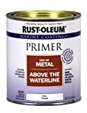 Rust-Oleum 207016 Marine Metal Primer, Quart , White