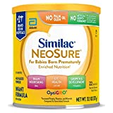 Similac NeoSure Premature Post-Discharge Infant Formula, Powder Baby Formula, 13.1-oz Can, Pack of 6