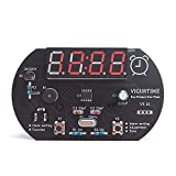 VIGURTIME 4-Digit Digital Clock Soldering Project Kit for Learning Practicing Teaching Electronics, Great STEM Project and Gift