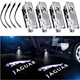 4 Pack LED Car Door Light Projector Logo Shadow Lights Courtesy Light for Jaguar XE 2016-2018