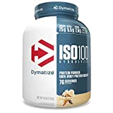 Dymatize ISO 100 Whey Protein Powder with 25g of Hydrolyzed 100% Whey Isolate, Vanilla 5 Pound