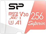 Silicon Power 256GB Micro SD Card U3 Nintendo-Switch Compatible, SDXC microsdxc High Speed MicroSD Memory Card with Adapter