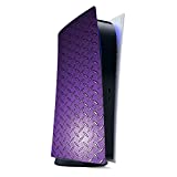 MightySkins Skin Compatible with PS5 / Playstation 5 Digital Edition - Purple Diamond Plate | Protective, Durable, and Unique Vinyl Decal wrap Cover | Easy to Apply | Made in The USA
