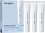 Auraglow Teeth Whitening Gel Refill Pack, 35% Carbamide Peroxide, 30 Whitening Treatments, (3) 10mL Whitening Gel Syringes