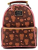 Loungefly Sanrio Hello Kitty Pumpkin Spice Adult Womens Convertible Mini Backpack Purse