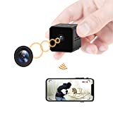 SITABIER Hidden Camera Spy Camera, WiFi Security Nanny Cam, Mini Home Indoor Outdoor Surveillance Cameras with Audio and Video, Wireless Full HD Recorder with Motion Detection and Night Vision