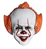 Rubie's unisex adult It Movie Chapter 2 Pennywise Vacuform Costume Mask, As Shown, One Size US