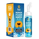 Be Happy Paw Pet Paw Cleaner, Pet Foam Waterless Paw Shampoo with Silicone Brush and Free Microfiber Towel, Pet Paw Shampoo for Dogs and Cats