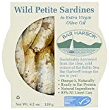 Bar Harbor Wild Petite Sardines Extra Virgin Olive Oil, 4.2 OZ
