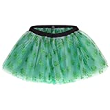 Gone For a Run Runners Premium Tutu Lightweight | One Size Fits Most | Colorful Running Skirts | Shamrock