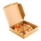 3.5 Inch Mini Pizza Boxes, Disposable Small Pizza Boxes - Durable, Locks In Miniature Pizzas, Cookies, Or Party Favors, Kraft Paper Tiny Pizza Boxes, For Take Out, Celebrations, Or Catering