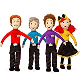 Mighty Mojo The Wiggles Variety Plush Doll Pack -Simon, Anthony, Emma & Lachy - Each Doll Measures 14 Inches for Boys and Girls - Wiggles Fans - Officially Licensed Wiggles Toy