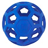 JW Hol-ee Roller Dog Fetch Treat Dispenser Puzzle Ball; Medium 4.5 Inch Diameter