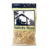 FloraCraft Decorative Nativity Straw 4 Ounce Natural