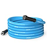 Kohree 5/8" x 15FT RV Water Hose, Short Garden Hose Built in Drinking Water Safe with Abrasion-Resistant Cover and Aluminum Fittings No Kink, Leak Free for RV, Camping, Garden, Truck