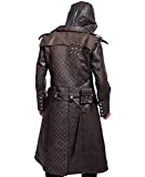 ARSIA Assassin's Creed Syndicate Jacob Frye Brown Leather Trench Coat For Men (X-Large)
