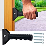 APDTEK Flip Up Grab Bar for Doorway/Stairs Safety Assist Handles for Elderly Non-Slip Grip Bar Great for Seniors, Elderly, Disabled, Handicap and Injured People, Black