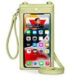 Montana West Cell Phone Purses Translucent Phone Bag Wristlet Clutch Wallets for Women Rainproof Phone Pouch MWC-139LGN