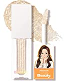 Webtoon True Beauty, 02 Some Sweet Liquid Eyeshadow Gold Chunky Glitter Highlighter Makeup, Korean Eye Makeup, K Drama Bling Sparkle Glow Under Eye, Highly Pigmented, Long Lasting, Quick drying