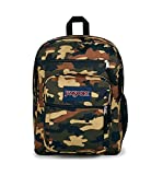 JanSport Big Student Laptop Backpack for College Students, Teens, Buckshot Camo Computer Bag with 2 Compartments, Ergonomic Shoulder Straps, 15 Laptop Sleeve, Haul Handle - Rucksack