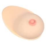 iplusmile Human Female Silicone Breast, Artificial Breast Model with Base for Breastfeeding Trainning Lactation Doctor Nursing