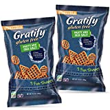 Gratify Pretzel Party Mix Sea Salt 2 pack (10.5 ounce x 2) Vegan and Gluten Free Oven Baked Deliciousness