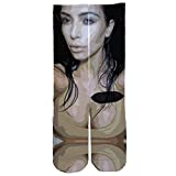 Selfish Kim Kardashian Custom Socks (One Size 6 - 12, Black)