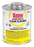 OATEY Clear PVC Cleaner, Clare Cleaner, Size 32, for Use with PVC Pipe and Fittings