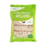 Friendly Grains - Crunchy Rollers - Organic Rice Snacks, Crispy Puffed Rice Rolls, Healthy Snack Rolls for Adults and Kids - Classic White Rice - 3.5 oz. Individual Packs (8 packs of 8)
