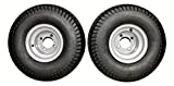 (Set of 2) 20x10.00-8 Tires & Wheels 4 Ply for Lawn & Garden Mower (Compatible with Husqvarna)
