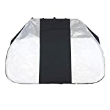 Formosa Covers Bike Cover for Car, Truck, RV, SUV Transport on Rack - Protection While You Road trip or Perfect for Home Storage, Reflectors (Single (1 Bike))