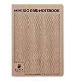 Koala Tools | Mini Isometric Graph Paper Notebook | 5" x 7", 60 pp. - Kraft Cover Isometric Grid Notebooks - Suitable for Industrial, Architectural, Interior and Graphic Design