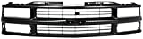 Garage-Pro Grille Assembly Compatible with CHEVROLET C/K FULL SIZE P/U 1994-2000/SUBURBAN 1994-1999 Cross Bar Insert Painted-Blk with Dual/Composite Headlight with Sport Package