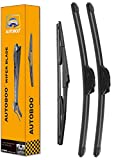 AUTOBOO 28"+20" Windshield Wipers with 16" Rear Wiper Blade Replacement for Toyota Sienna 2011-2017 2018 2019 2020 -Original Factory Quality (Pack of 3)