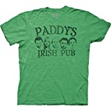 Ripple Junction It's Always Sunny in Philadelphia Paddy's with Faces TV Show Adult T-Shirt Officially Licensed Large Heather Kelly