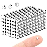FINDMAG 600 Pieces Small Magnets, 3x3mm Strong Mini Magnets, Neodynium Magnets Fridge, Tiny Magnets, Whiteboard Magnets, Rare Earth Magnets for Office, Refrigerator, Nail Cutter