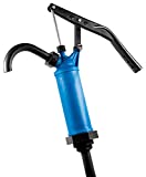 Performance Tool W54268 Blue General Purpose Lever Action Barrel Drum Pump - Fits 5 to 55 Gallon Drums
