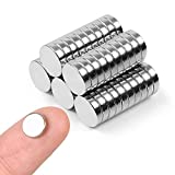 50 PCS Small Magnets 8x2mm, Neodymium Magnet Round, Strong Magnets, Fridge Magnets Adult for Whiteboard, Fridge, Home, Kitchen, Office